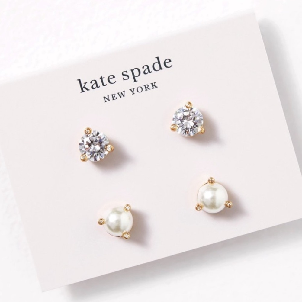 Kate Spade ♠️ 2 pair Studs, NEW